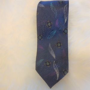 Rare Scabel Blue Silk Tie